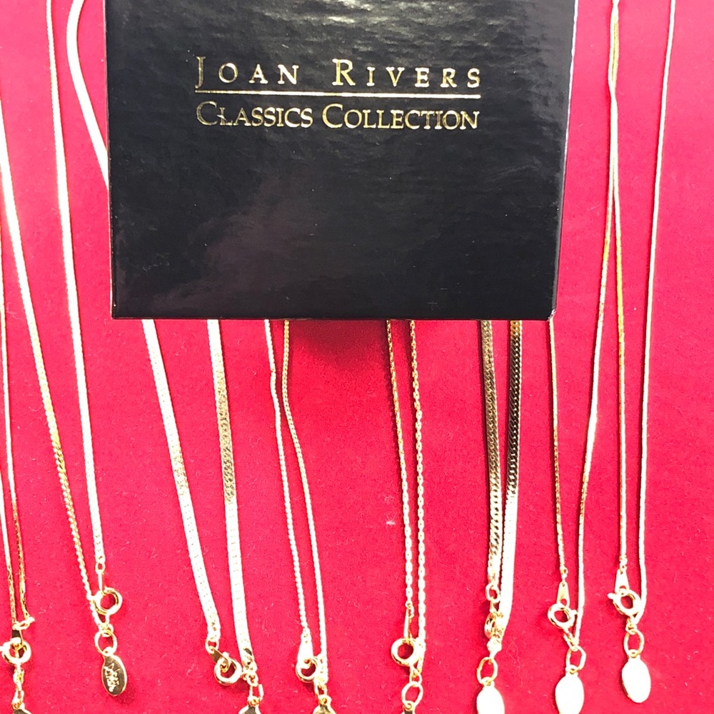 Joan Rivers Complete Chain Wardrobe, 8 Assorted!